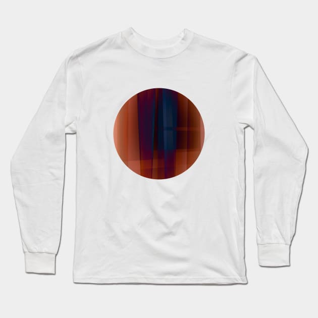 Antipodal (abstract digital painting) Long Sleeve T-Shirt by The Glass Pixel